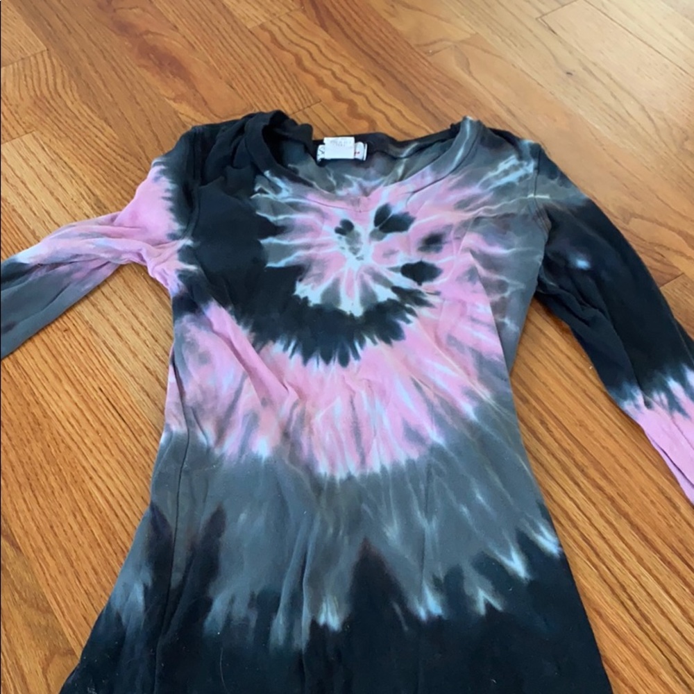 tie dye long sleeve shirt